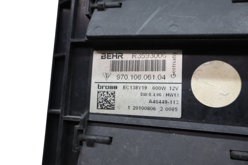 Load image into Gallery viewer, 10-16 Porsche Panamera 970 Engine Cooling Radiator Fan Motor Assembly Oem

