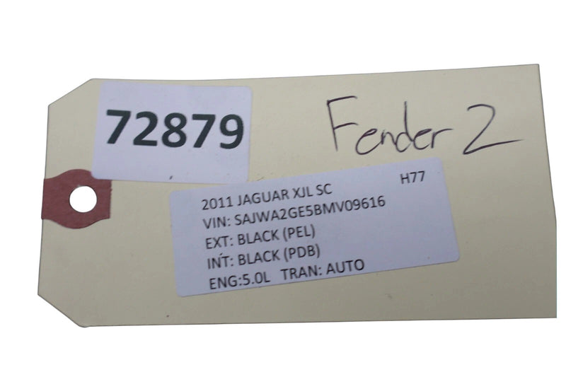 Load image into Gallery viewer, 10-19 Jaguar X351 XJ XJL Front Right Passenger Side Fender Shell Panel Black Oem
