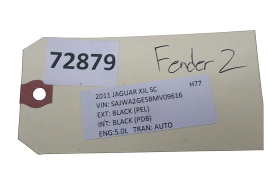 10-19 Jaguar X351 XJ XJL Front Right Passenger Side Fender Shell Panel Black Oem