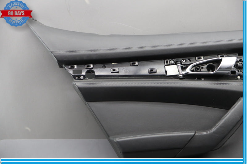 Load image into Gallery viewer, 10-16 Porsche Panamera Rear Left Driver Side Interior Door Panel Cover Black Oem

