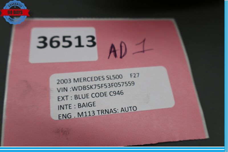 Load image into Gallery viewer, 03-08 Mercedes R230 SL500 SL55 AMG Air Intake Duct Hose Pipe Oem
