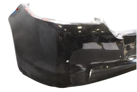 10-13 Porsche Panamera Turbo 970 Rear Lower Bumper Cover Assembly Black OEM