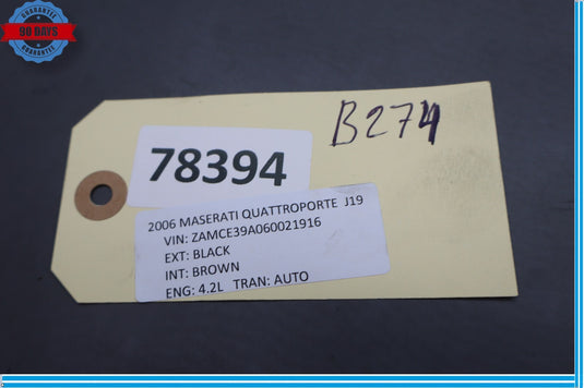 03-13 Maserati Quattroporte M139 Front Right Side Hood Hinge 81082600 Oem