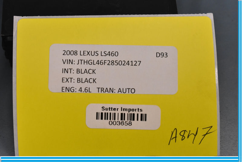 Load image into Gallery viewer, 07-09 Lexus LS460 Rear Seat Mounted Position Control Module Oem
