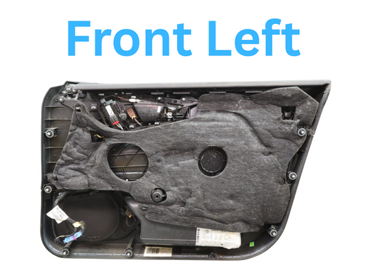 12-15 Audi A7 Quattro RS7 Front Left Driver Side Interior Door Panel Black Oem