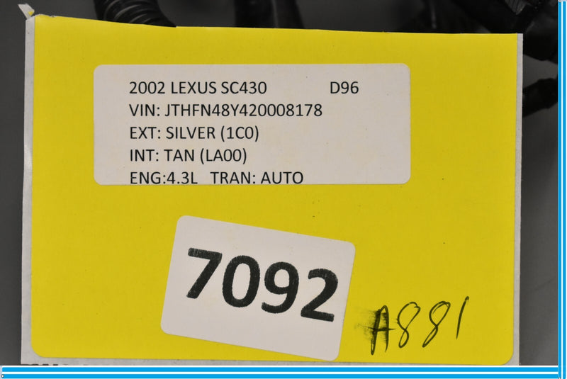 Load image into Gallery viewer, 02-10 Lexus SC430 Front Right Passenger Seat Belt Buckle Receiver Oem

