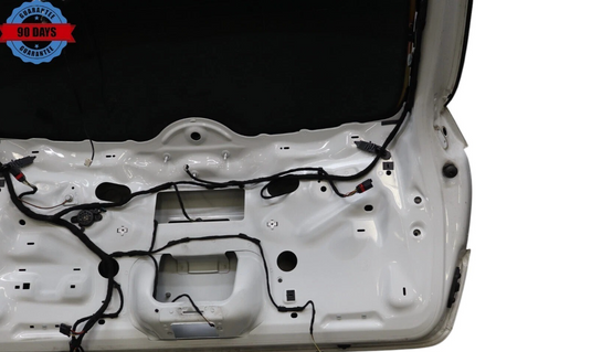 11-14 Porsche Cayenne 958 Rear Trunk Lid Liftgate Tailgate Hatch Shell White OEM