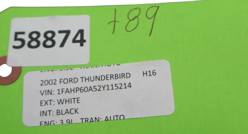Load image into Gallery viewer, 02-05 Ford Thunderbird Right Side Lower Door Well Seal Scuff Step Plate Trim Oem
