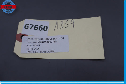 11-13 Hyundai Equus SIG Rear Center Console HVAC A/C Vent Trim Switch Oem