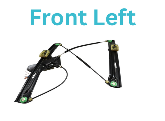 14-18 BMW X5 Front Left Driver Side Door Window Regulator W/ Motor Oem