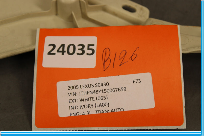 Load image into Gallery viewer, 02-10 Lexus SC430 Front Right Passenger Side Seat Inner Shield Cover Trim Oem
