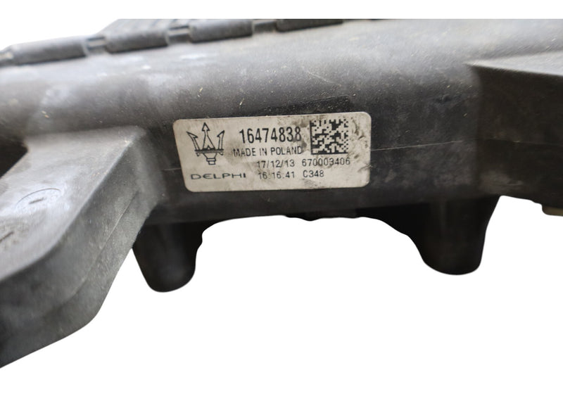 Load image into Gallery viewer, 14-22 Maserati Ghibli M157 Aux Auxiliary Water Cooling Radiator 670003406 Oem
