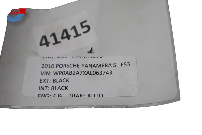 Load image into Gallery viewer, 10-13 Porsche Panamera 970 Turbo Front Left Driver Side Fender Penal Black OEM
