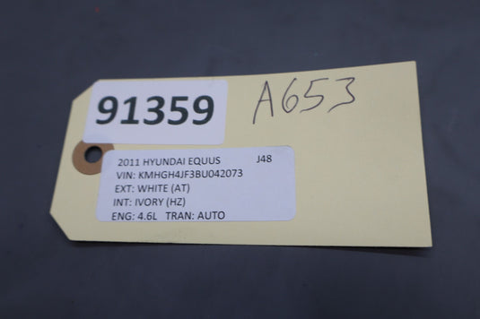 11-13 Hyundai Equus Rear Suspension G Force Air Ride Sensor Oem