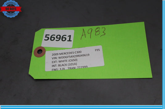 08-11 Mercedes W204 C300 C350 Rear Left Side Exterior Door Handle Oem
