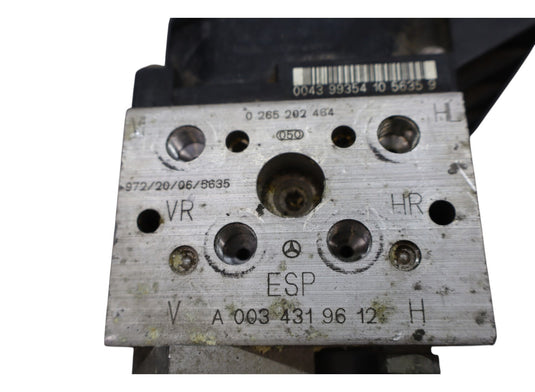 99-02 Mercedes W210 E320 ABS Anti Lock Brake Pump Control Module A0034319612 OEM