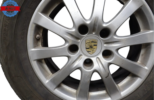 03-10 Porsche Cayenne 7.5X17 17" Wheel Tire Rim Assembly 10 Spoke 7L5601025P Oem
