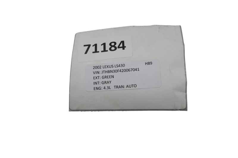 Load image into Gallery viewer, 01-06 Lexus LS430 Front Right Passenger Side Door Window Auto Glass 43R00035 OEM
