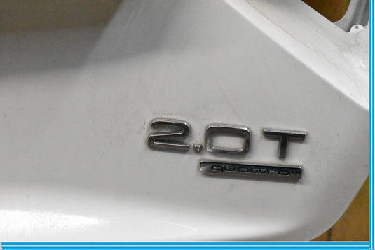 08-16 Audi A5 Quattro Coupe Rear Trunk Deck Lid Hatch Trim Cover Panel White OEM