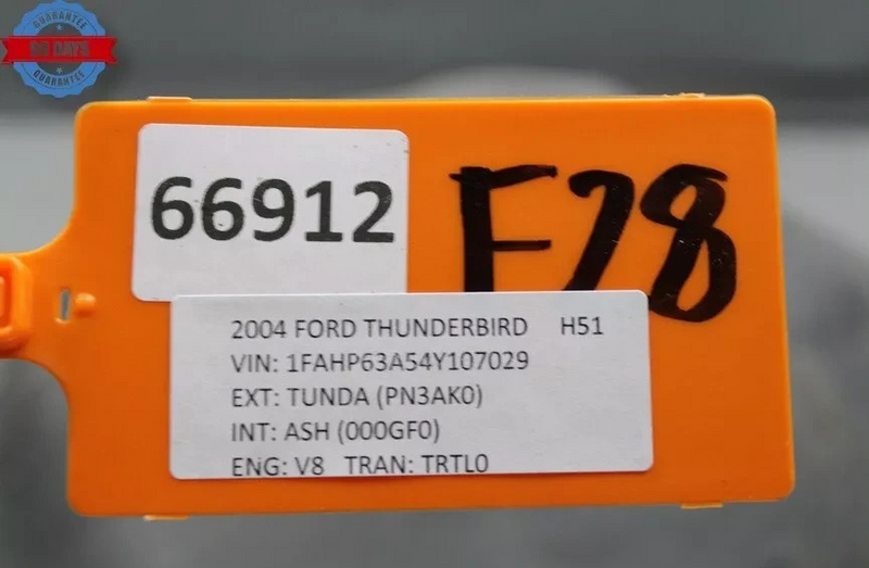 Load image into Gallery viewer, 02-05 Ford Thunderbird Front Right Rearward Inner Fender Liner Splash Guard Oem
