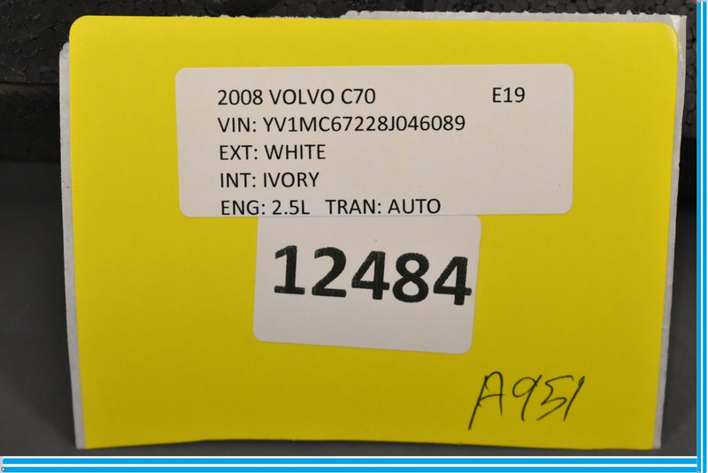 Load image into Gallery viewer, 06-13 Volvo C70 Rear Right Passenger Bumper Absorber Foam Spacer Oem
