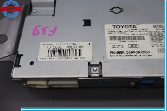 07-09 Lexus LS460 LS460L Satellite Radio Receiver Computer Module Unit Oem