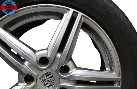 11-18 Porsche Cayenne 958 Wheel Tire Rim Set of 4 Pc 8.5 x 19 H2  7P5601025 OEM