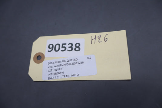 11-18 Audi A8L Quattro Front Left Driver Side Seat Headrest Leather Oem