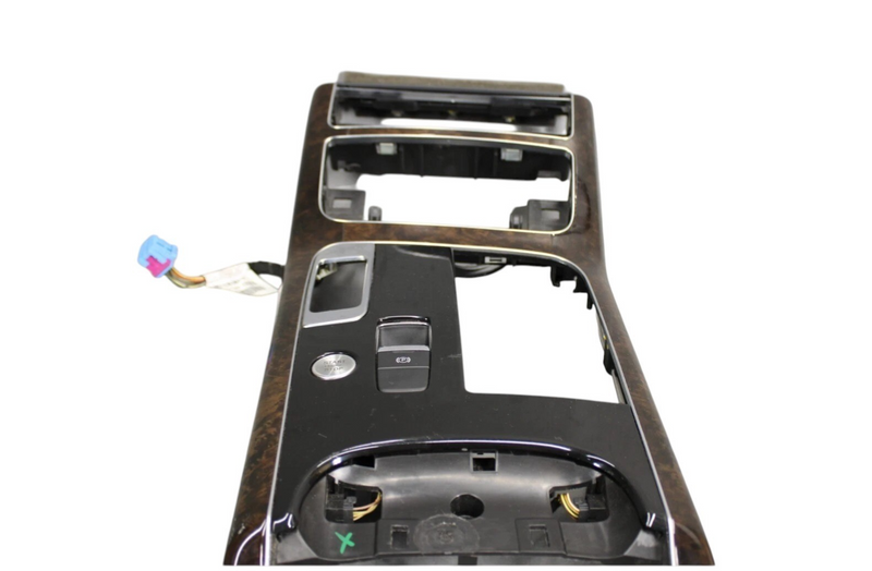 Load image into Gallery viewer, 11-18 Audi A8 Quattro S8 Central Console Trim Bezel Wood Black 4H1864348A OEM
