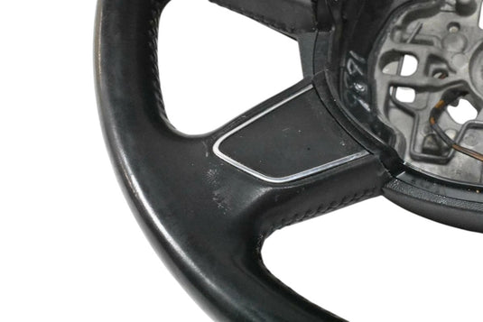 11-18 Audi A8L A8 Spoke Leather Steering Wheel W/ Paddle Shifters OEM