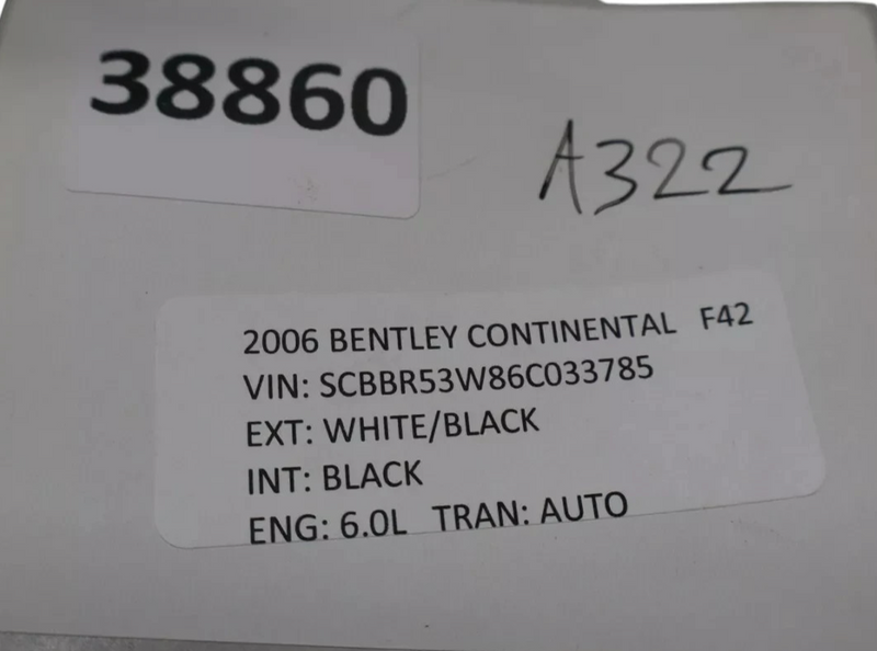 Load image into Gallery viewer, 06-13 Bentley Continental Flying Spur Interior Center Rear View Mirror Black OEM
