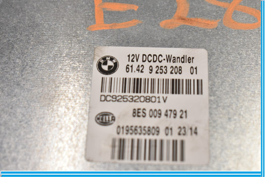 12-15 BMW E84 X1 Voltage Converter Control Module Oem