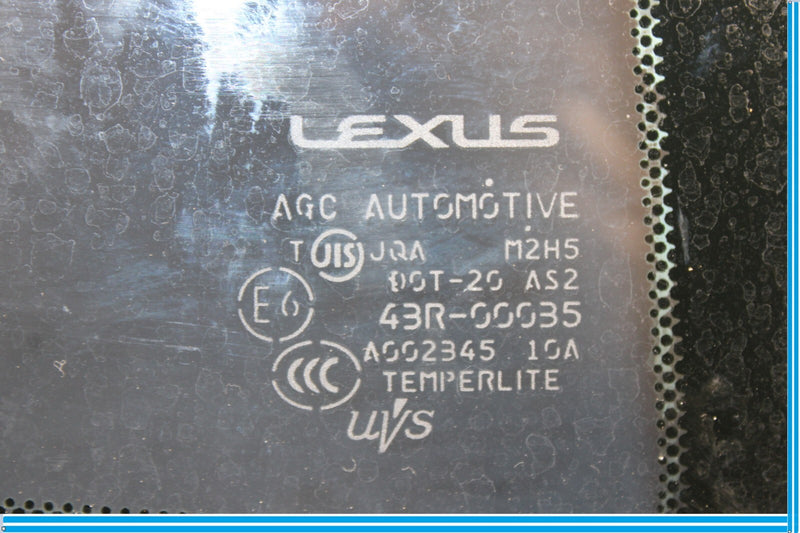 Load image into Gallery viewer, 07-17 Lexus LS460 Rear Right Passenger Door Corner Quarter Window Glass Oem
