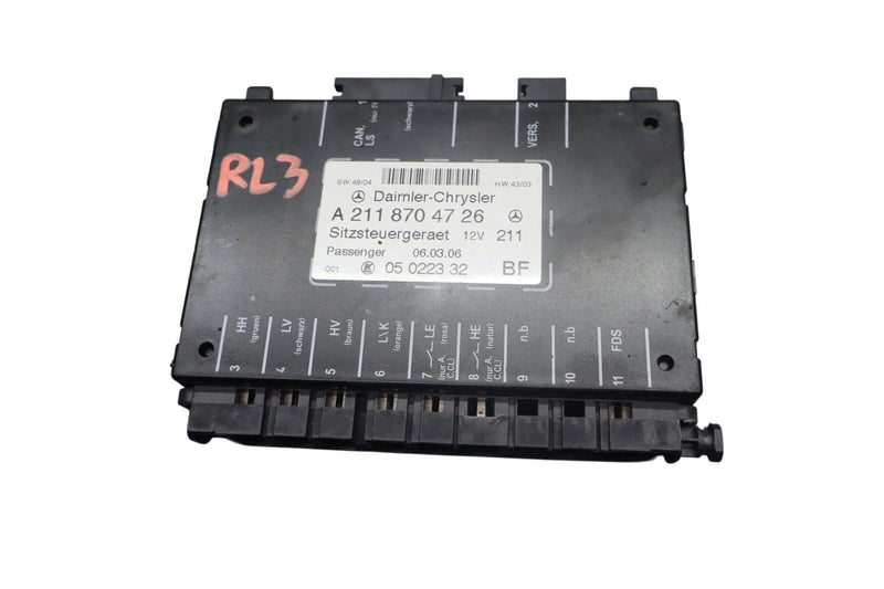 Load image into Gallery viewer, 03-09 Mercedes W209 CLK320 CLK500 Front Right Side Under Seat Control Module Oem
