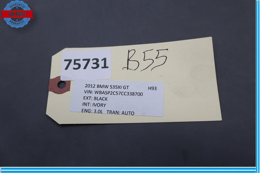 10-17 BMW  535i GT xDrive Front Center Console Upper Cover Trim Panel Oem