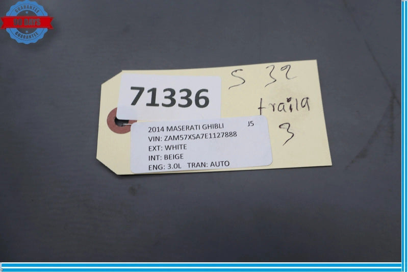 Load image into Gallery viewer, 14-22 Maserati Ghibli Rear Left Driver Side Interior Door Panel White OEM
