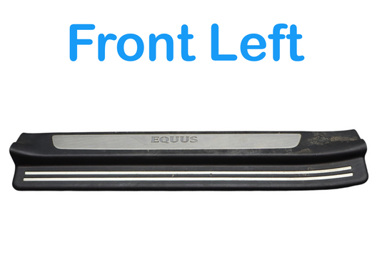 12-16 Hyundai Equus Front Left Door Sill Scuff Plate Cover Trim 85871-3N800 Oem