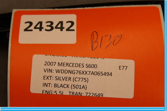 07-14 Mercedes S550 S600 W221 Parktronic Sensor Display Module Oem