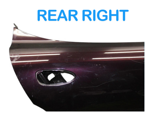 10-16 Porsche Panamera 970 Hybrid S Rear Right Passenger Side Door Shell OEM