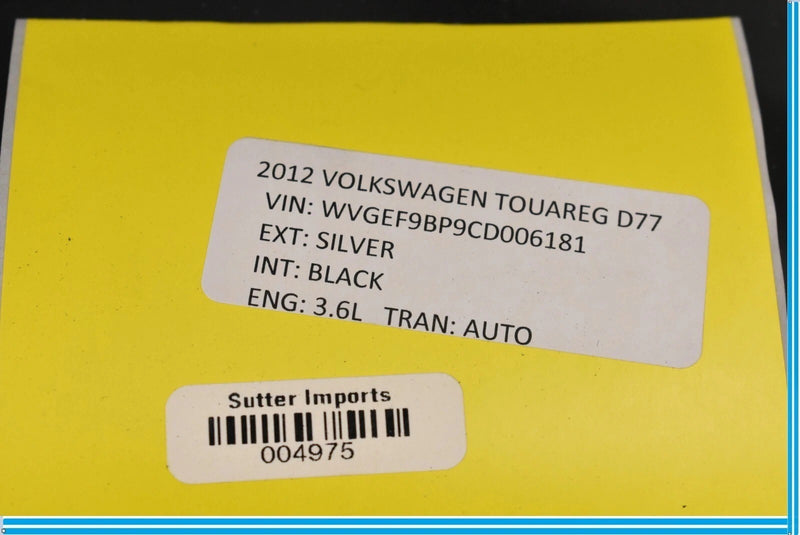 Load image into Gallery viewer, 11-18 Volkswagen VW Touareg Front Left Driver Seat Back Panel Trim Cover Oem
