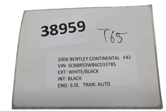 06-12 Bentley Continental Flying Spur Front Left Driver Seat Switch Cover Oem