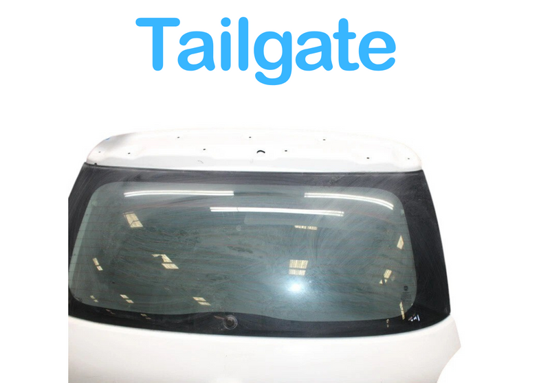 Load image into Gallery viewer, 14-20 Fiat 500L Rear Tailgate Liftgate Shell Cover Panel Silver 68674557AA Oem
