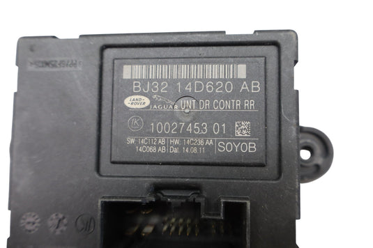 12-13 Range Rover Evoque L538 Rear Right Passenger Side Door Control Module Oem