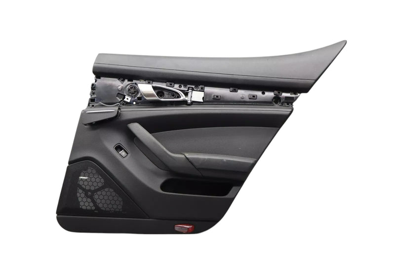 Load image into Gallery viewer, 10-16 Porsche Panamera Rear Right Side Interior Door Cover Panel Black Oem
