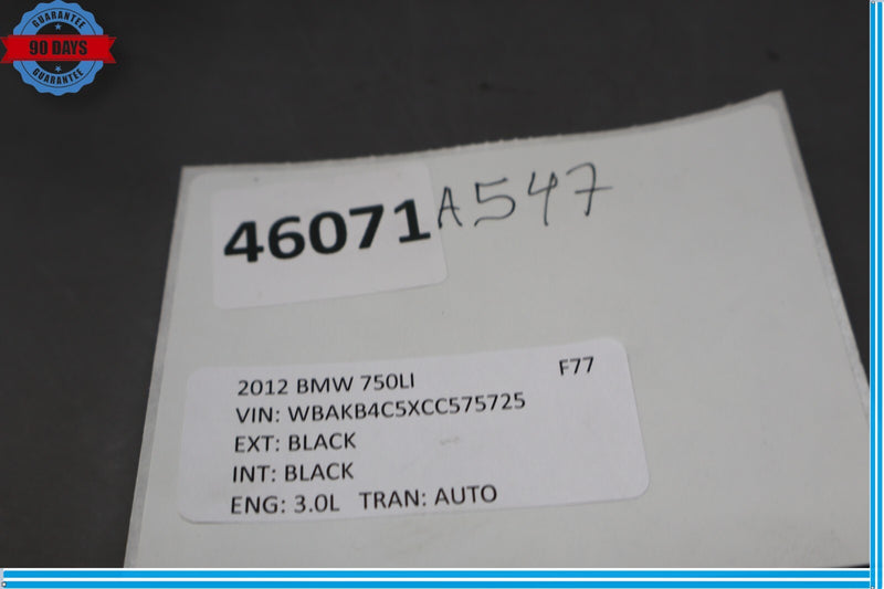 Load image into Gallery viewer, 09-15 BMW 750i 750Li Front Right Passenger Seat Rail Track Cover Trim Oem
