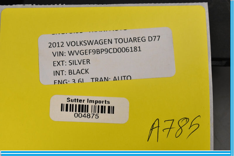 Load image into Gallery viewer, 11-18 Volkswagen VW Touareg Rear Left Driver Side Seat Backrest Lock Release Oem
