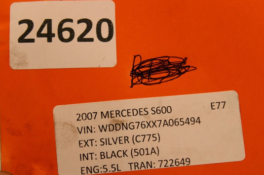 05-20 Mercedes W220 S600 SL600 CL600 Right Side Turbo Intercooler Radiator Oem