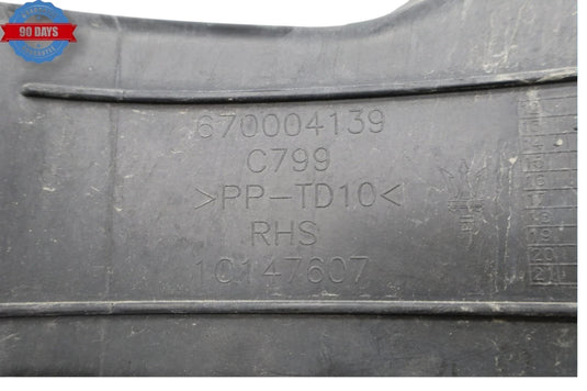 14-20 Maserati Ghibli Engine Right Side Radiator Intercooler Air Duct Shroud OEM