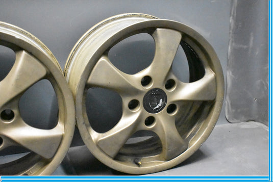 97-04 Porsche Boxster 986 17" Allow Wheel Rim Set 98636212401 Oem