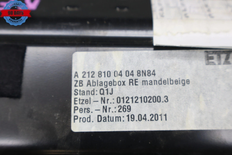Load image into Gallery viewer, 10-16 Mercedes-Benz CLS550 W218 Right Side Under Seat Compartment 2128100404 Oem
